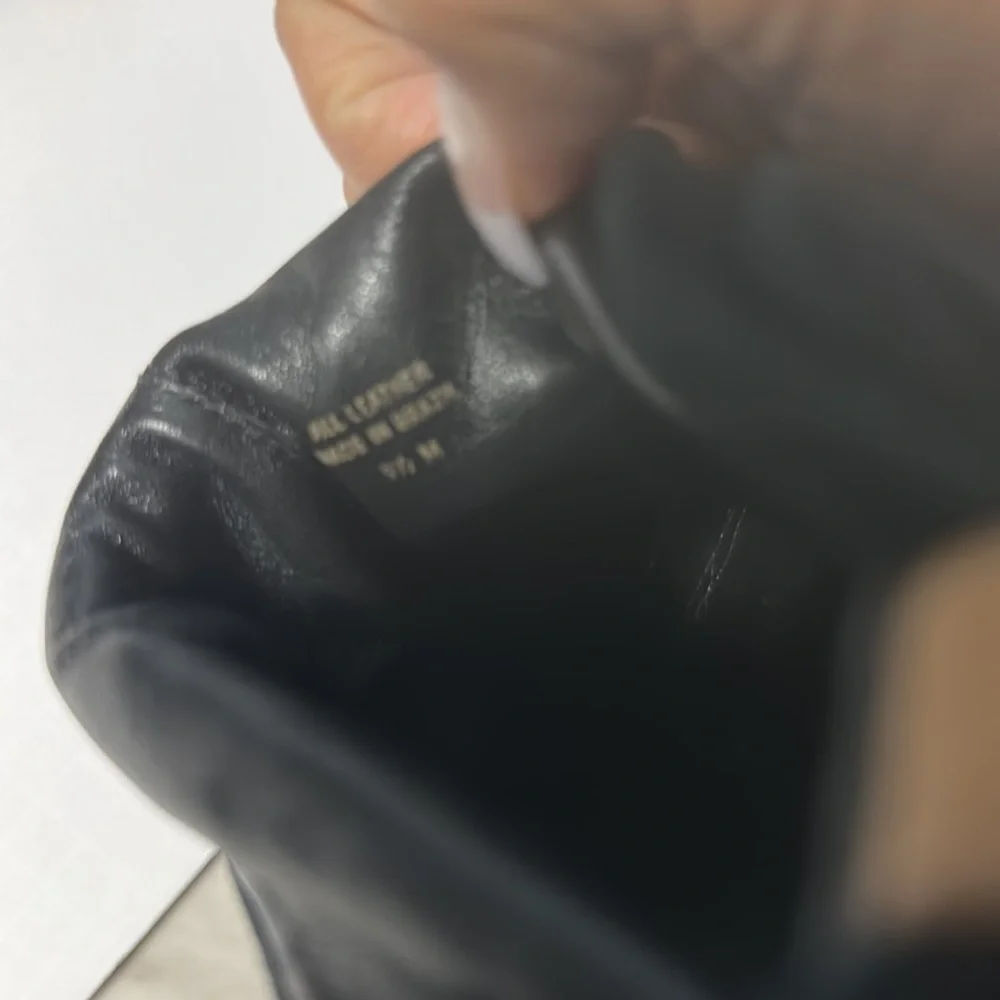 Tory Burch black suede booties size 7.5